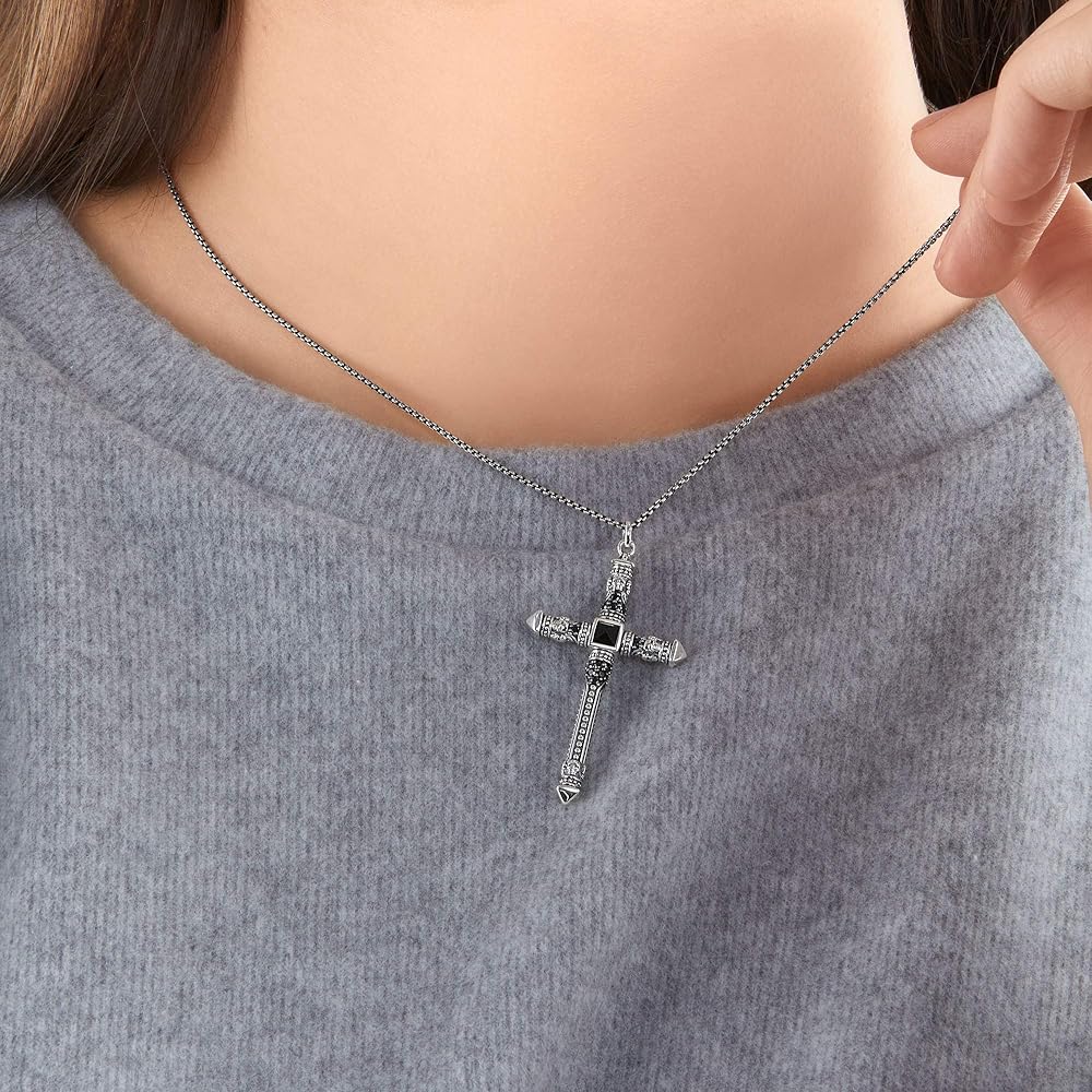 専用CROSS   2C066/STERLING SILVER 2C065 Silver cross with cubic zirconias and enamel. Article 270089А buy